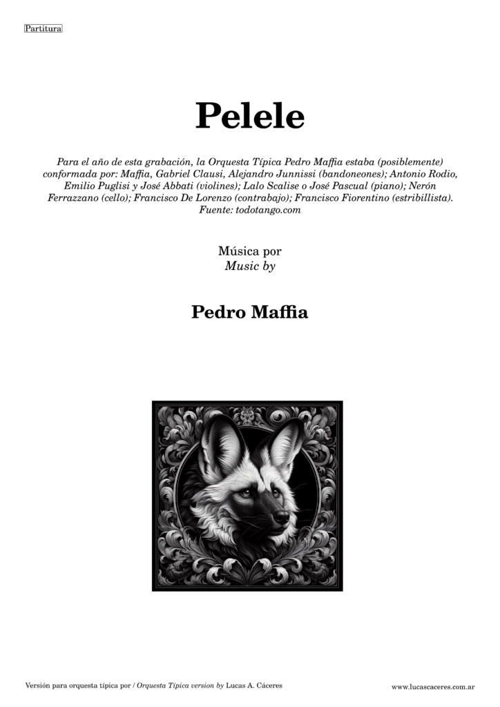 Pelele - Orquesta Típica Pedro Maffia